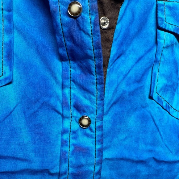 Cowgirl Legend Blue rodeo Show Shirt M - Picture 7 of 7